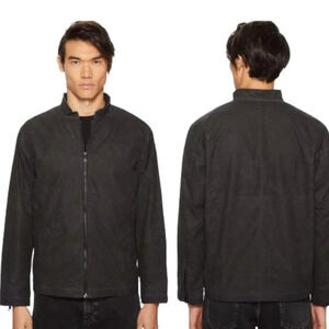 Baldwin Leo Black Cotton Full Zip Jacket 29659